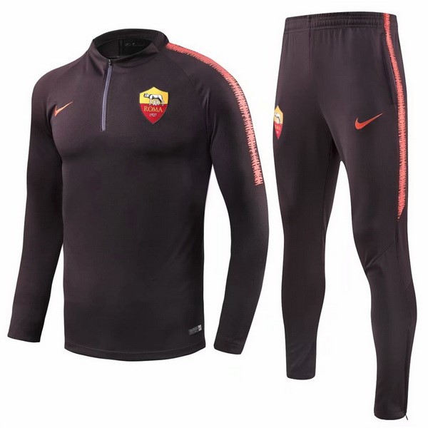 Chandal del AS Roma 2018-2019 Naranja Negro